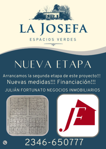 Segunda Etapa Loteo La Josefa!!